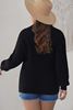 Picture of CURVY GIRL KNITTED LAPEL NECK SWEATER